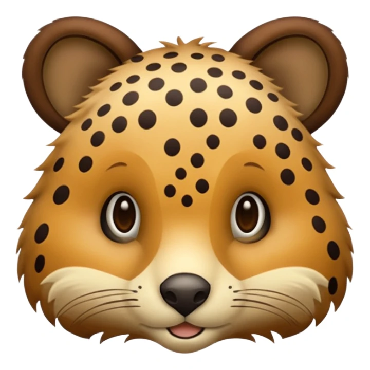 spoted animal sticker