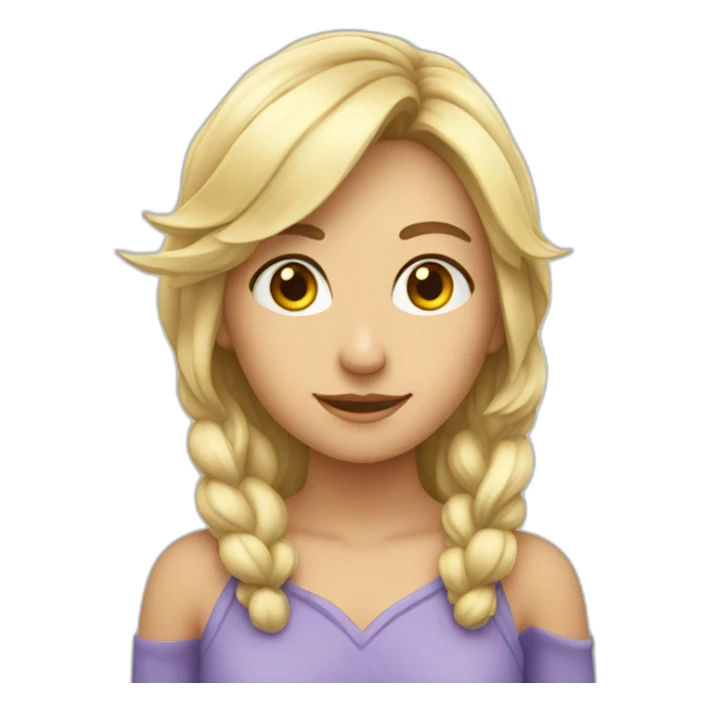 Un personnage de fée avec des ailes sticker