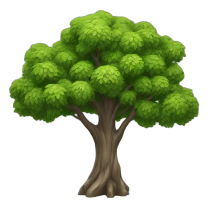 sculpture of a tree sticker