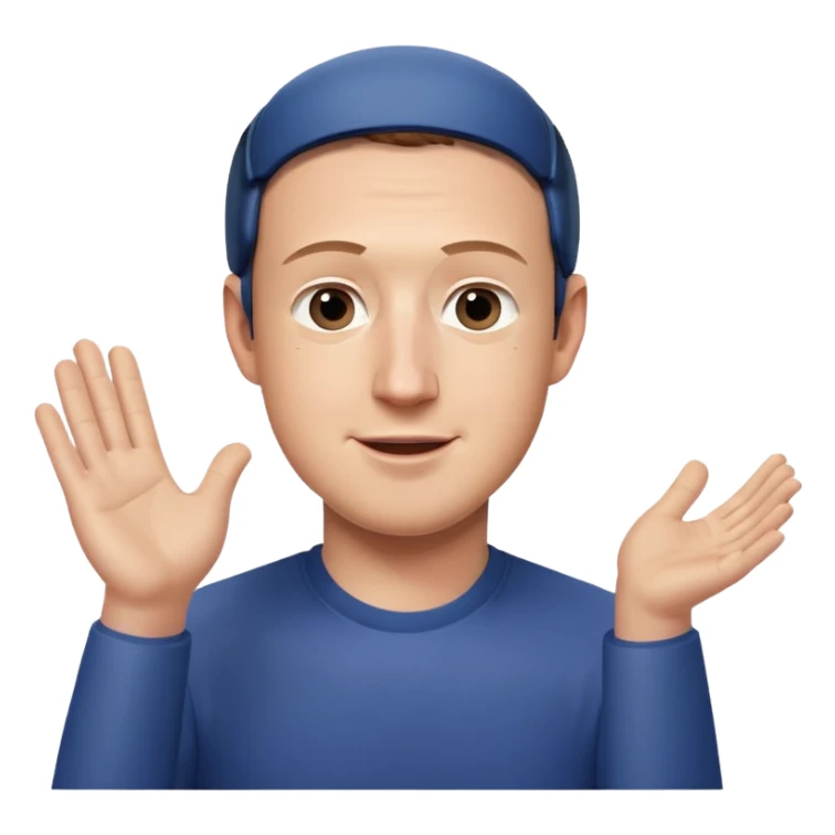 Mark Zuckerberg qui applaudit d un air mesquin  sticker