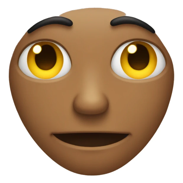 Staring through smiling with love, the base emoji has to be 🙂. sticker