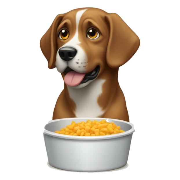 Dog where they have food sticker