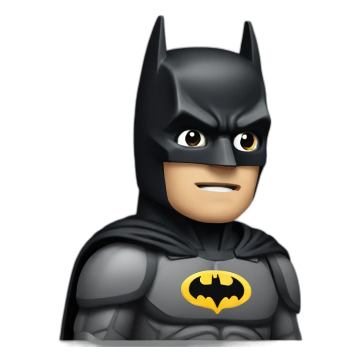 batman in pixels sticker
