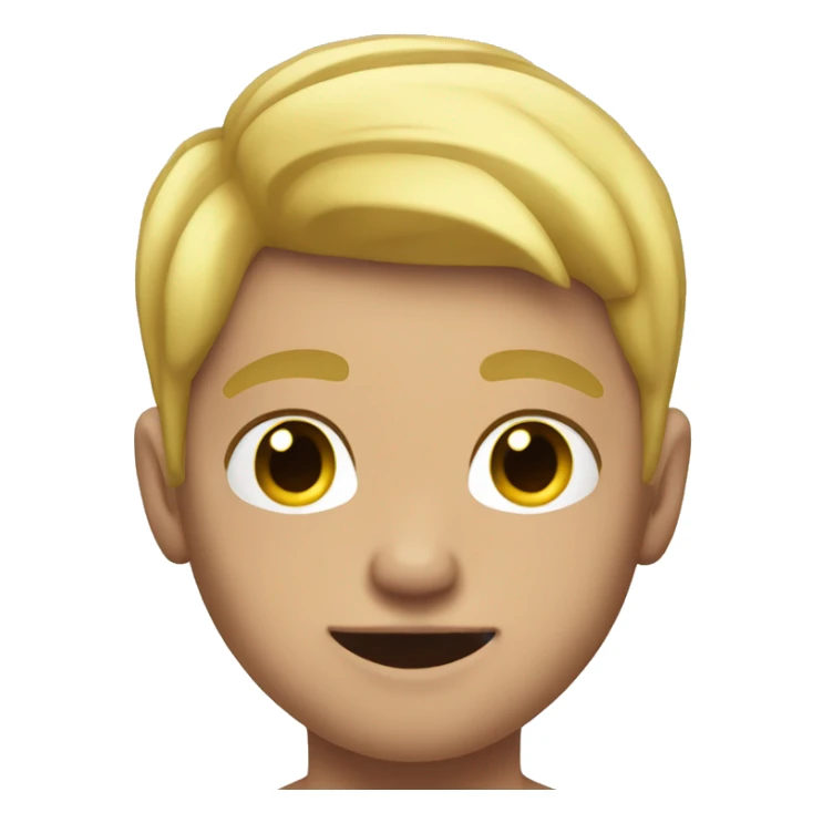 blonde boy cute fade big muscle sticker
