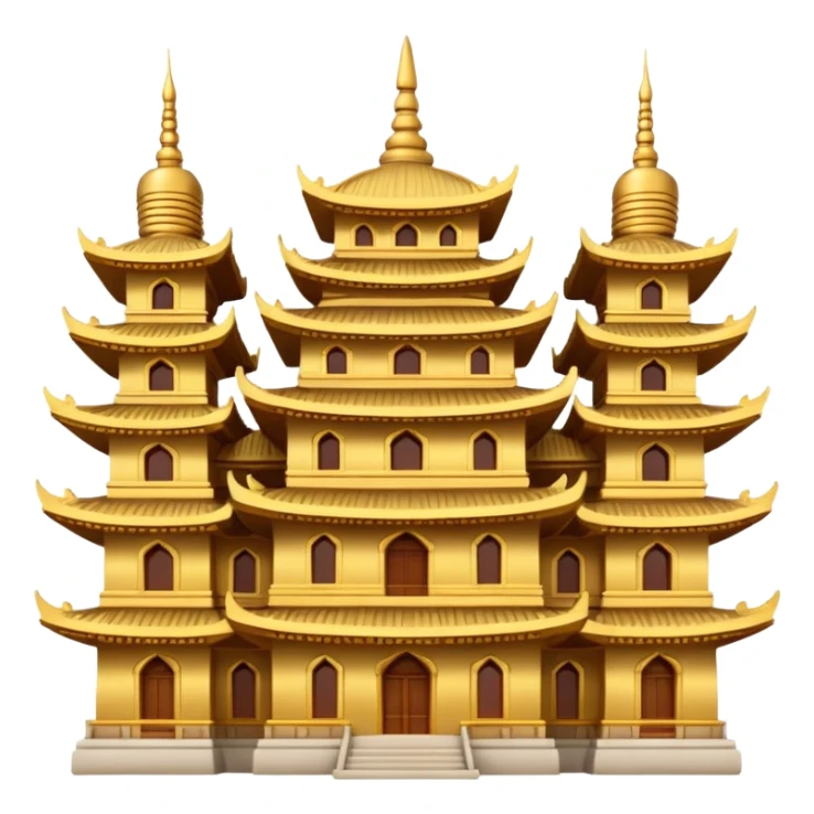 buddhist monastery sticker