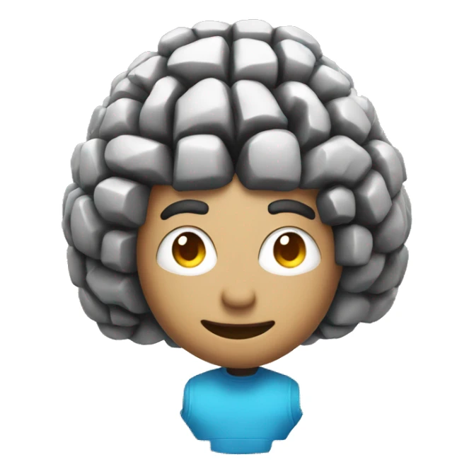 Gaming themed big brain  sticker