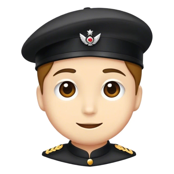 beyaz baret takmış siyah saçlı bir kız trasarla sticker