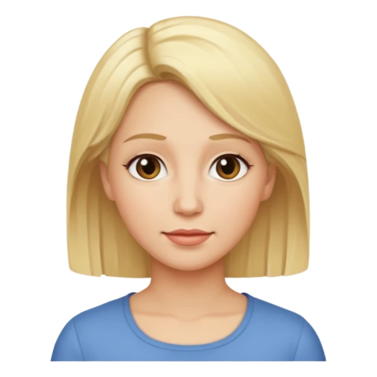 mother with blonde hair sticker