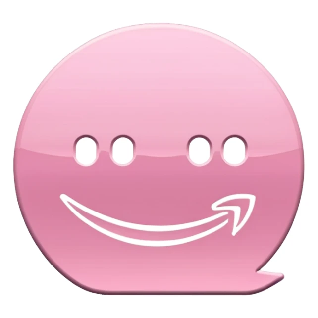 amazon prime video aesthetic logo in pastel pink sticker