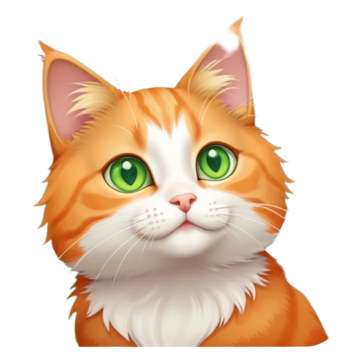 Cat place eyes stars sticker