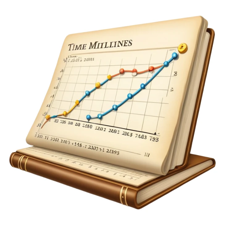 	Cronologías digitales: Creación de líneas del tiempo interactivas que conecten eventos históricos con hitos matemáticos. sticker