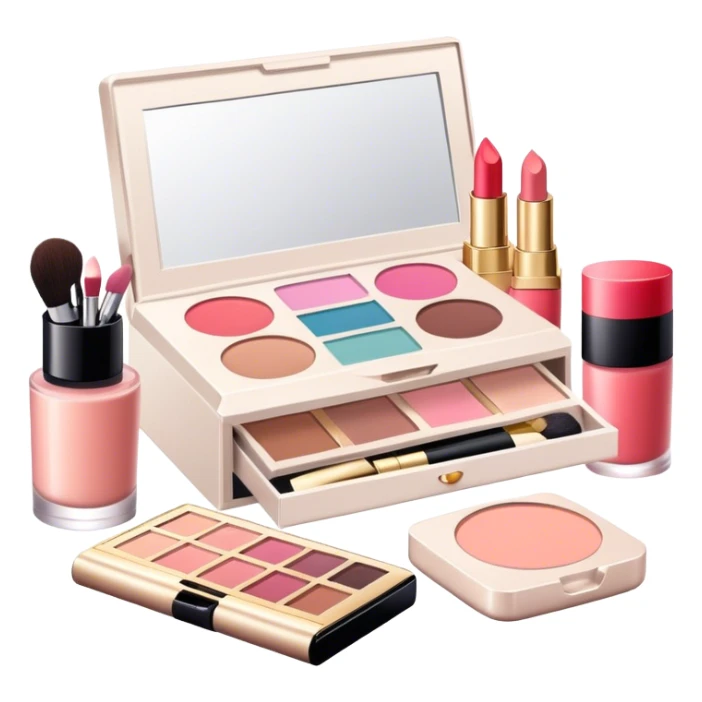 Makeup products with rhode star as brand name  sticker