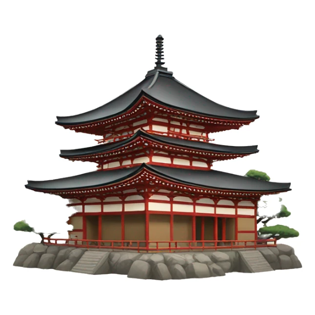 japanese temple in kyoto sticker
