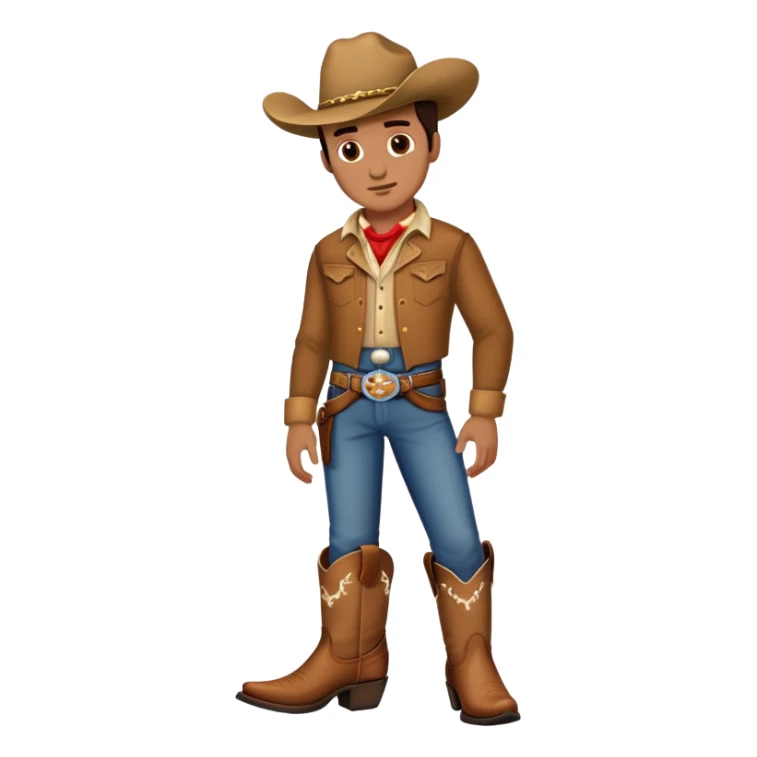 Marc wearing expensive cowboy boots. sticker
