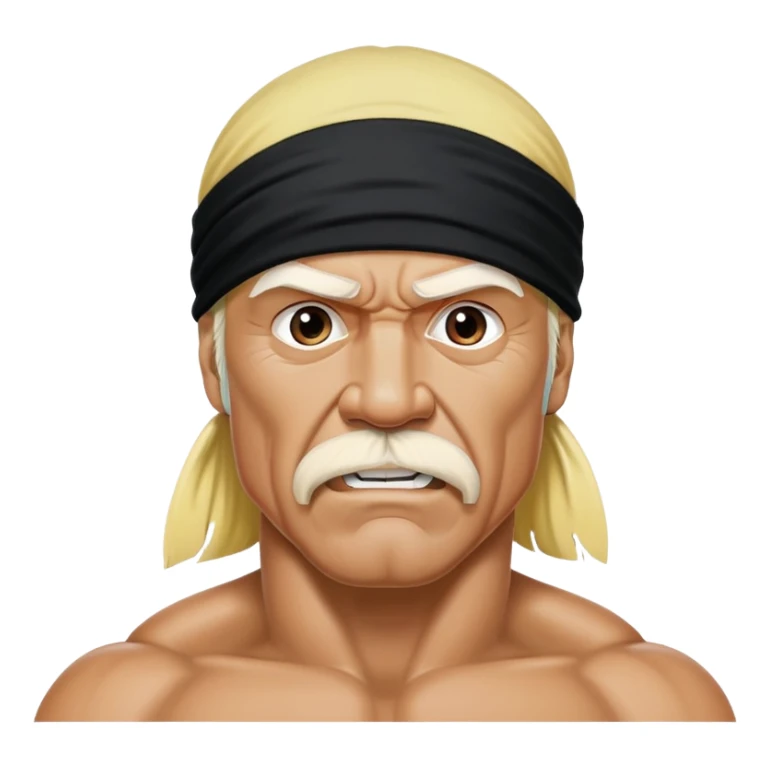 Hulk hogan black bandana sticker