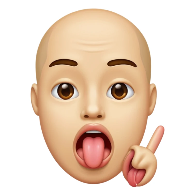 personne qui tire la langue sticker