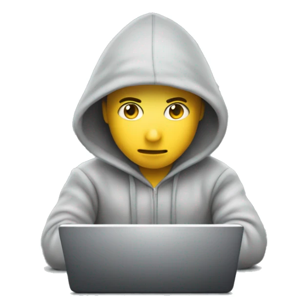 ecom hussler working on laptop in hoodie sticker