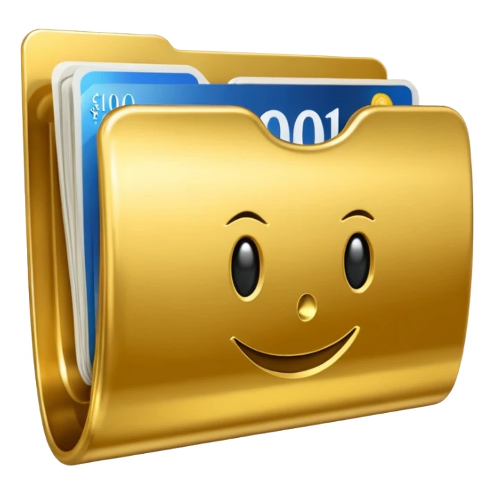 ordner mit der aufschrift "€100k"@emoji sticker