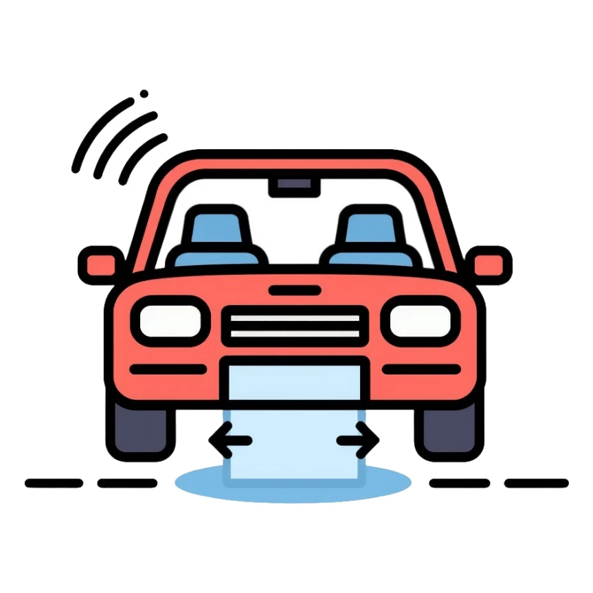 installing vibration dampening material in car, sound insulation layer application sticker