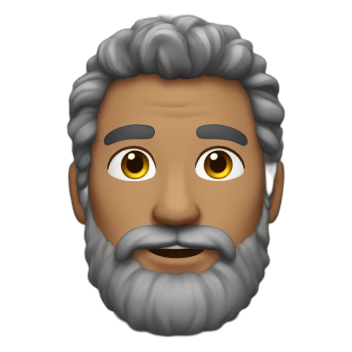 Hot bearded shirtless dad, salt and pepperhair sticker