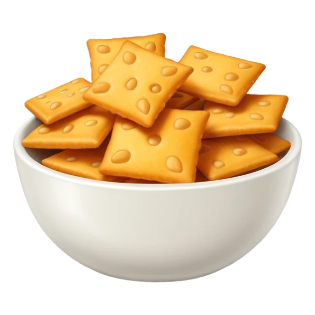 Bowl of Cheez-Its sticker