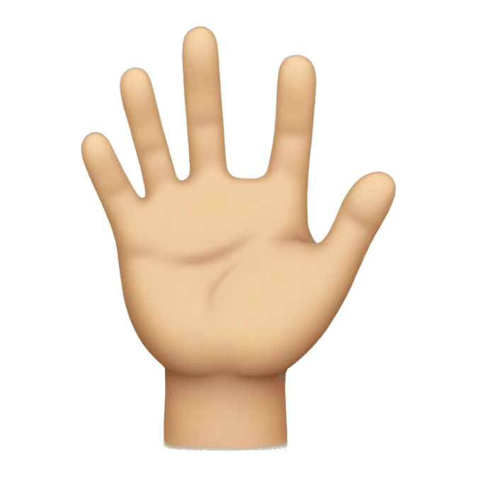 Create an emoji for me that looks exactly like the handshake emoji except with the right hand missing sticker