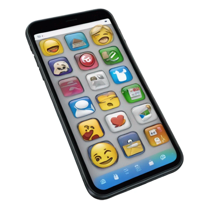 folders inside of a phone sticker