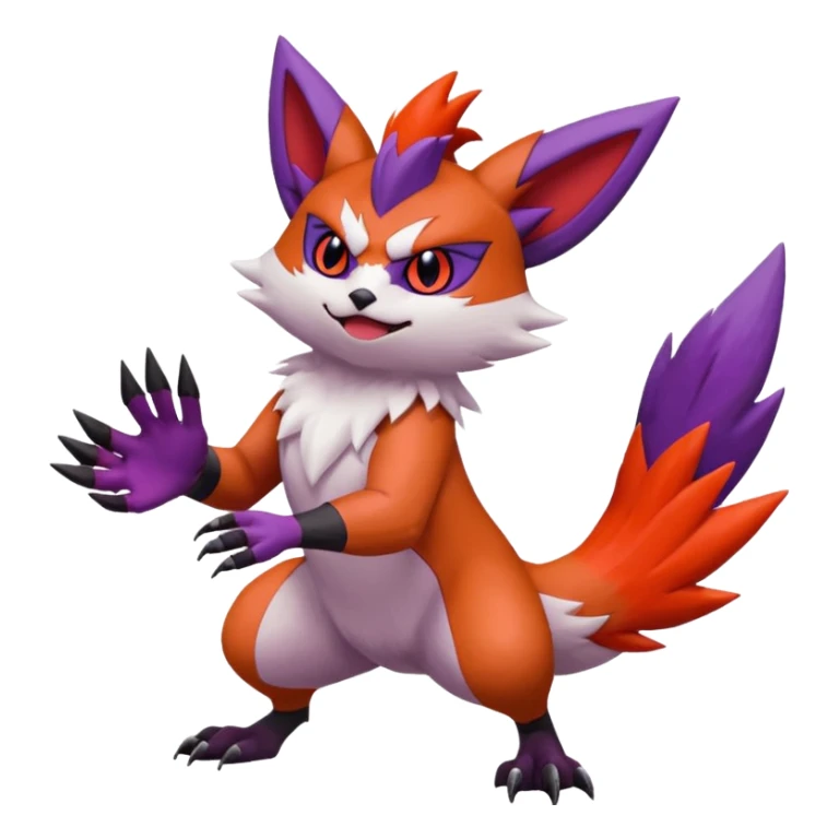 Noibat-Noivern-Zangoose-Litten-Hybrid sticker