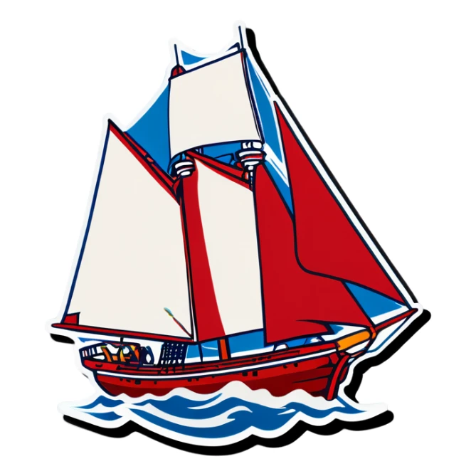 Sooner schooner sticker