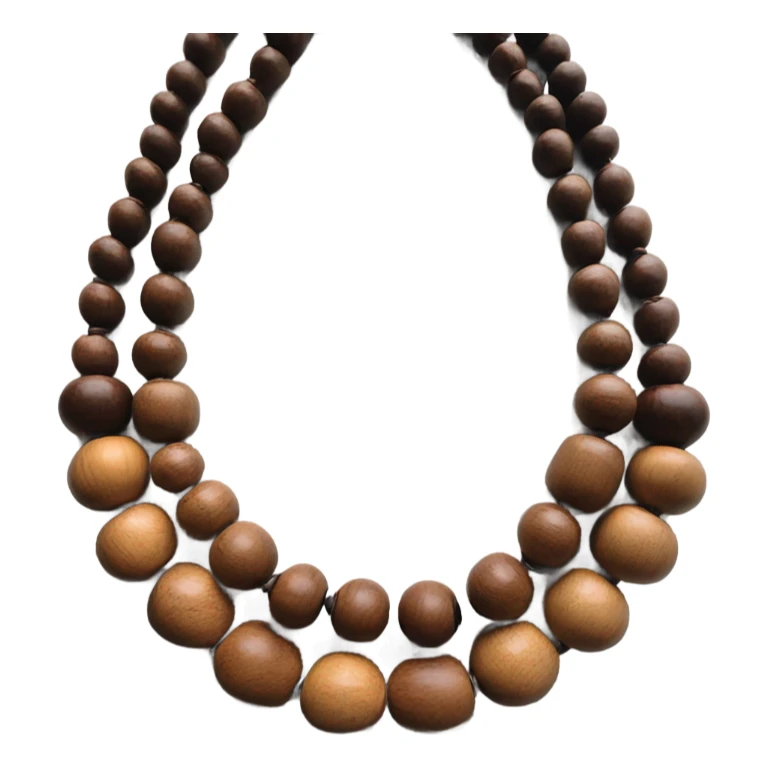 brown necklace sticker