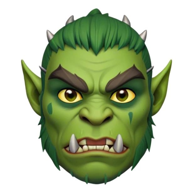 dnd young character orc sticker