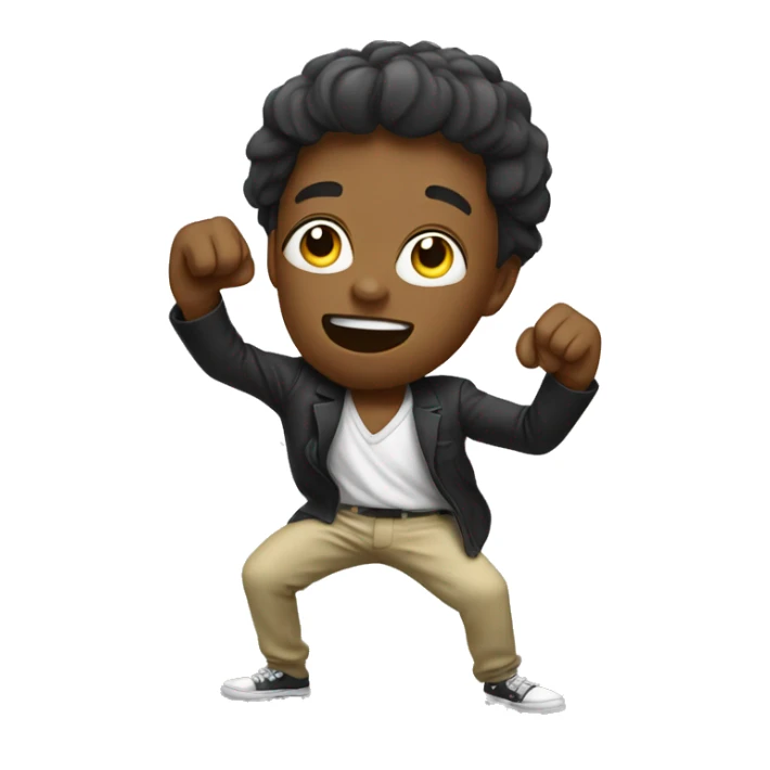 Tonton H qui fait un dab sticker