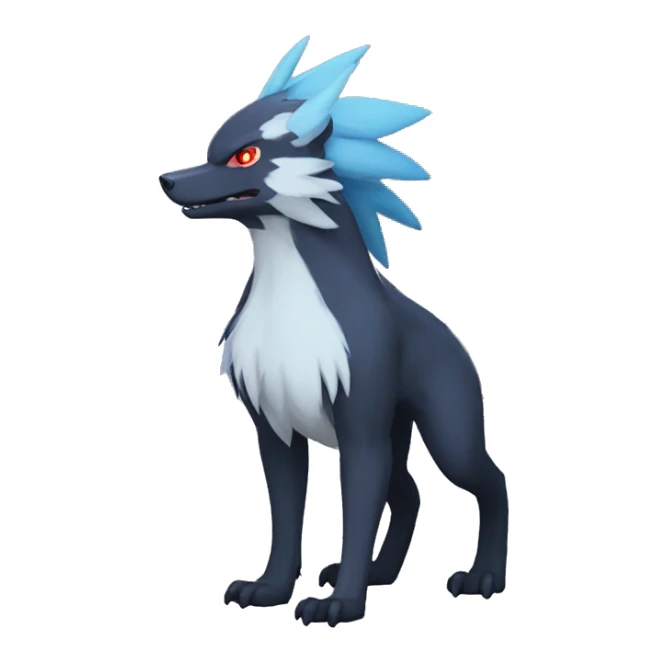 Nargacuga-Silvally-Sergal-Zoroark-Zorua full body sticker