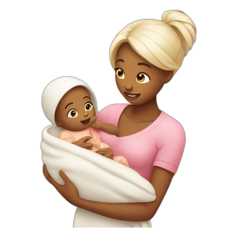 taking care of the baby sticker