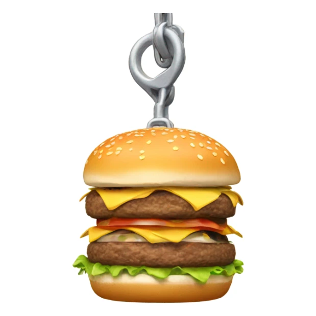 Burger driving hoist sticker
