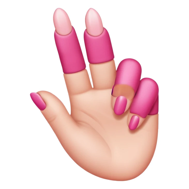 Make a emoji of a very small finger  sticker