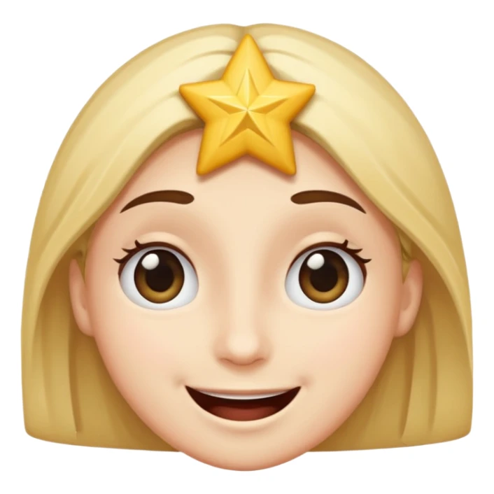 Carita de emoción como este emoji 🤩 sticker