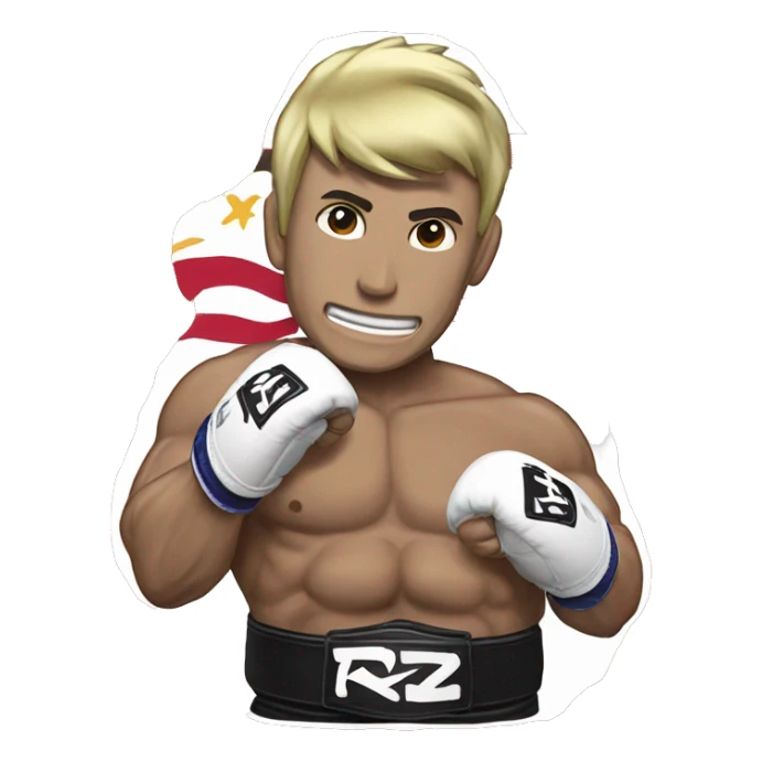 RIZIN fighting federation belt sticker
