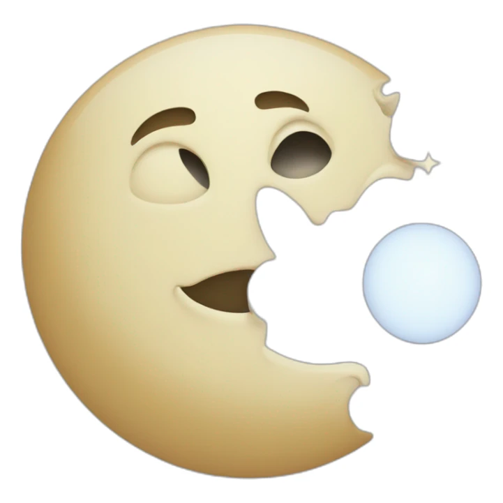 Une fusee qui part sur la lune sticker