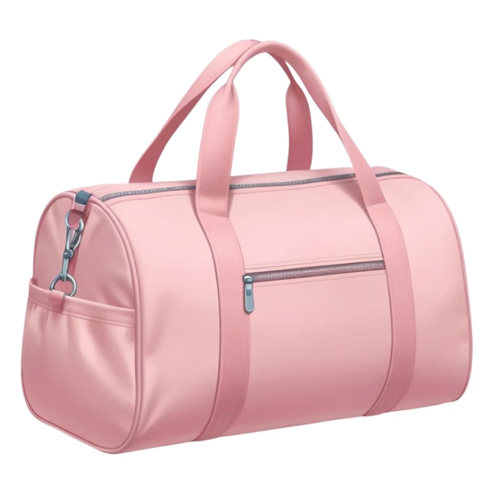pastel Pink gym bag  sticker