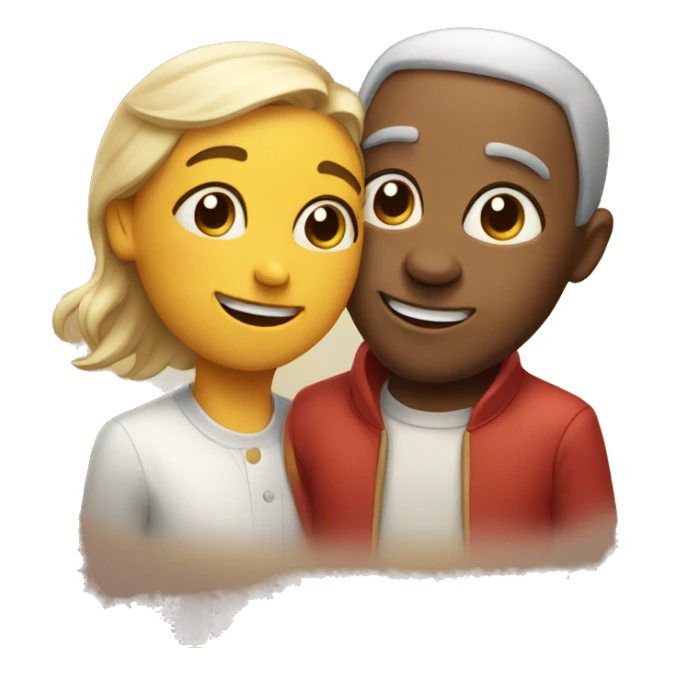 Happy and loving but sad  sticker