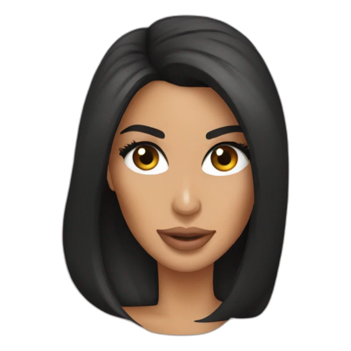 Kim Kardashian emoji sticker