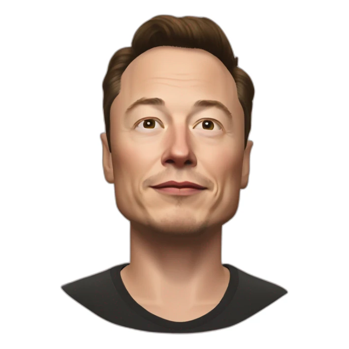 elon musk in gta mode sticker