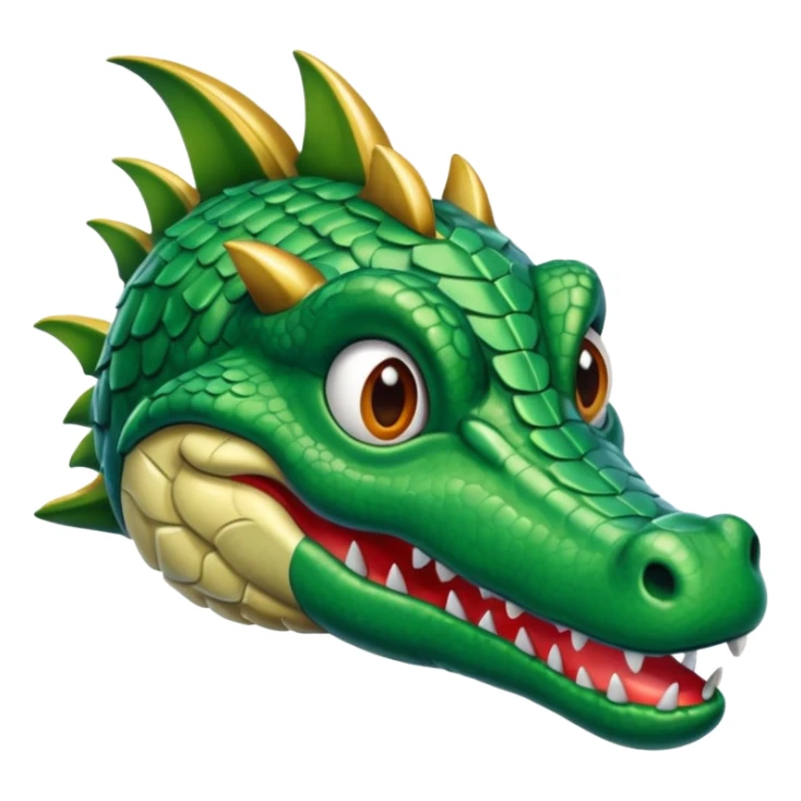 Hazme un avión con cabeza de cocodrilo sticker