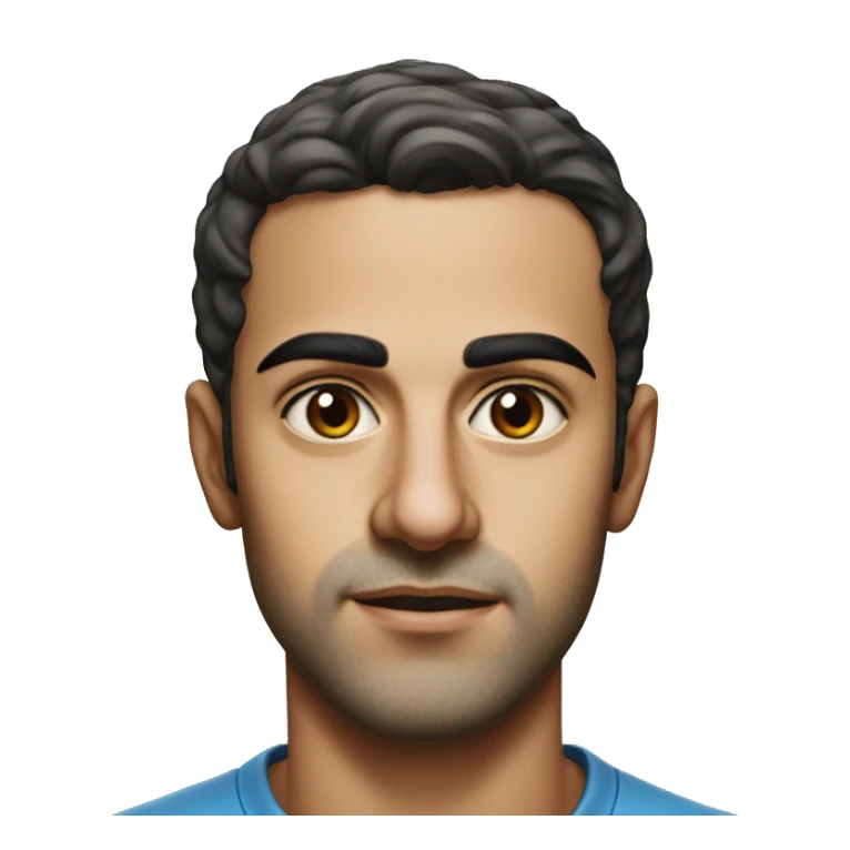 guy 20 years old iranian in 1970 photorealistic serious sticker