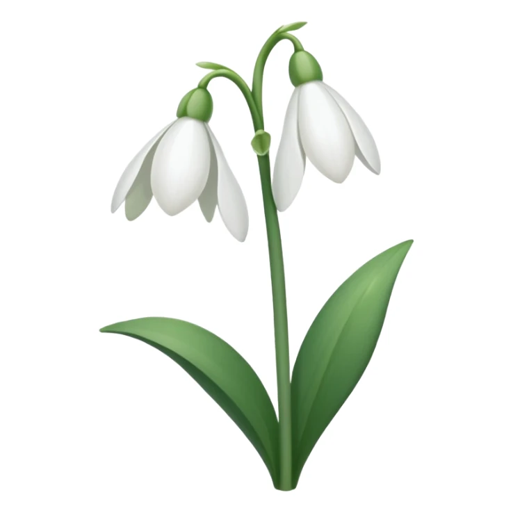 Snowdrop sticker