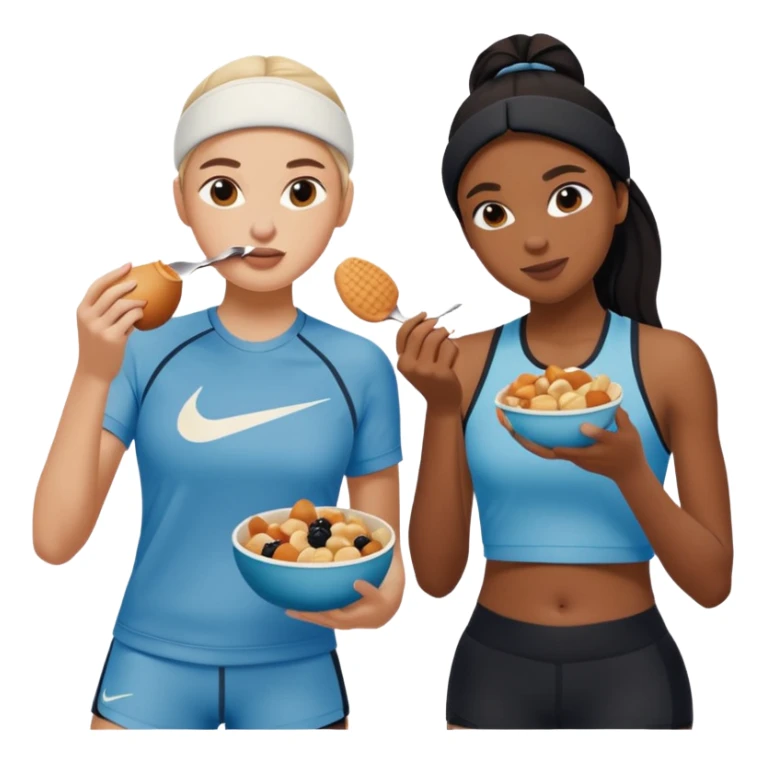 i want two person nicke eatche athore sticker