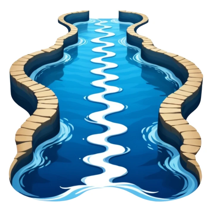 spliting of the sea in half, with a path in the middle sticker