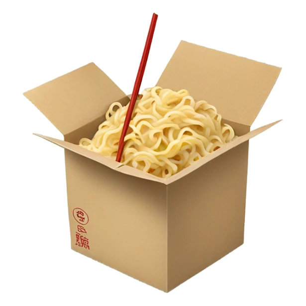 box of noodle sticker