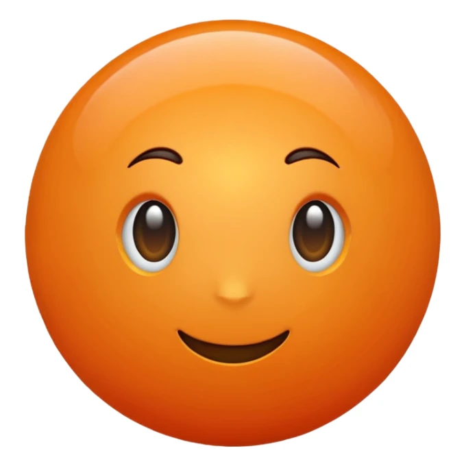 genere moi une seule orange sticker